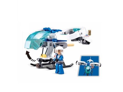 Sluban Metropolis M38-B1217C Vrtuľník Air Patrol: Vzdušná hliadka