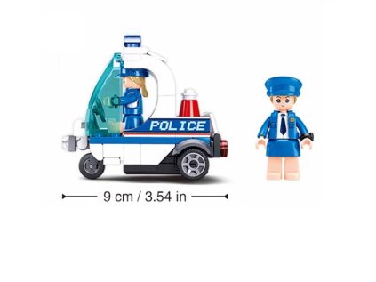 Sluban Metropolis M38-B1217A Policajná hliadka na trojkolke