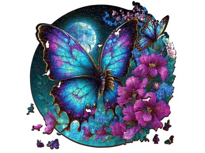 EscapeWelt Drevené puzzle Motýľ 300 dielikov