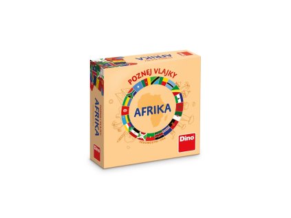 Dino Cestovná hra Poznaj vlajky - Afrika