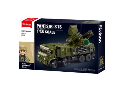 Sluban Model Bricks M38-B1252  Pantsir S1S v mierke 1:35