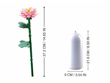 Sluban Flowers M38-B1101-05 Pivonka vo váze