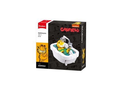 Sluban Builder M38-B1221C Garfield v bublinkovom kúpeli