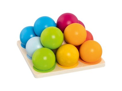 Goki Guľôčková pyramída – staviame a triedime