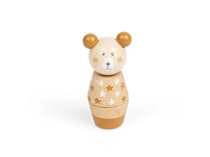 Bigjigs Toys Drevené skrutkovacie zvieratko 1 ks