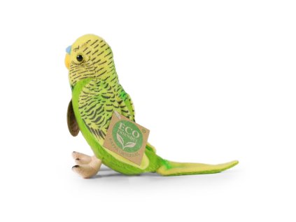 Rappa Plyšová andulka se zvukem 11 cm ECO-FRIENDLY sada 2 ks