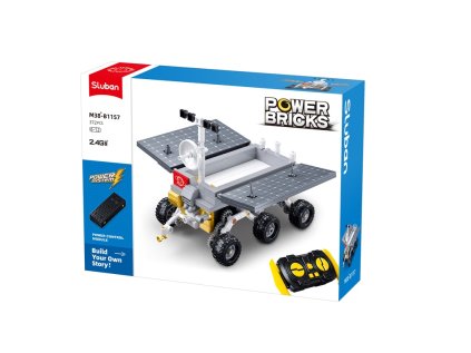 Sluban Power Bricks M38-B1157 Vesmírne planetárne vozidlo na diaľkové ovládanie