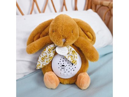 Doudou Hracia skrinka s projekciou Zajačik hnedý