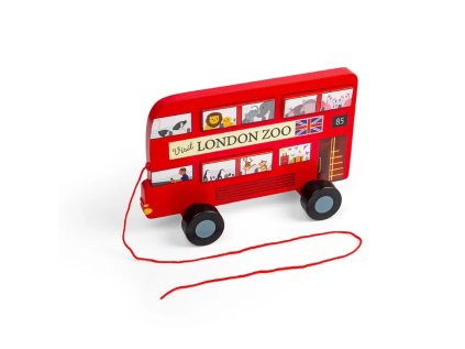 Bigjigs Toys Ťahacia hračka Londýnsky autobus