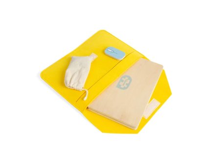 Bigjigs Toys Drevený magnetický notebook