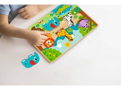 2Kids Toys Vkládacie puzzle Zvieratká