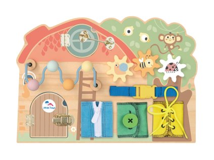 2Kids Toys Activity board Domček so zvieratkami