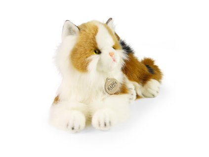 Rappa Plyšová mačka calico trojfarebná 30 cm ECO-FRIENDLY