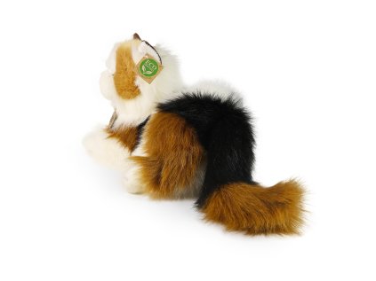 Rappa Plyšová mačka calico trojfarebná 30 cm ECO-FRIENDLY
