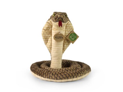 Rappa Plyšový had kobra 127 cm ECO-FRIENDLY