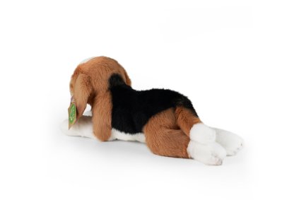Rappa Plyšový pes bígel ležiaci 20 cm ECO-FRIENDLY