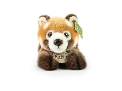Rappa Plyšová panda červená ležiaca 20 cm ECO-FRIENDLY