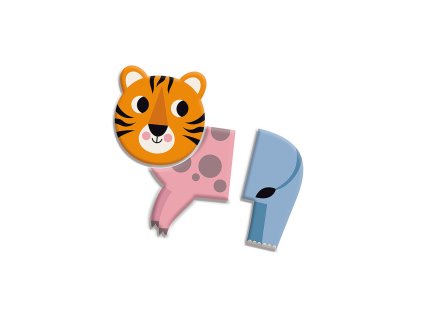 Vilac Drevené magnetky Legrační zvieratká