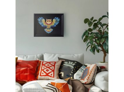 RoboTime Drevené puzzle Sova