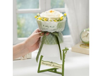 RoboTime 3D skladačka Biela kamélia