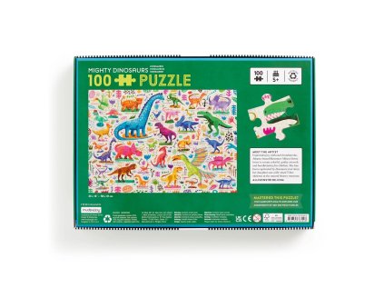 Mudpuppy Puzzle Mocní dinosaury 100 dielikov