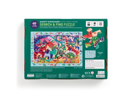 Mudpuppy Puzzle Majestátne dinosaury 64 dielikov