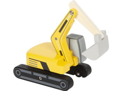 small foot Drevený pásový bager