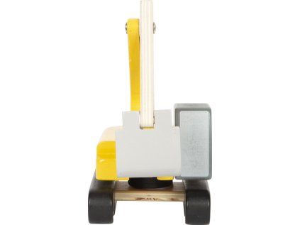 small foot Drevený pásový bager