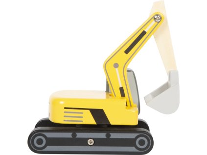 small foot Drevený pásový bager