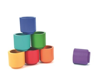 2Kids Toys Dúhové bábiky s loptičkami 7 farieb