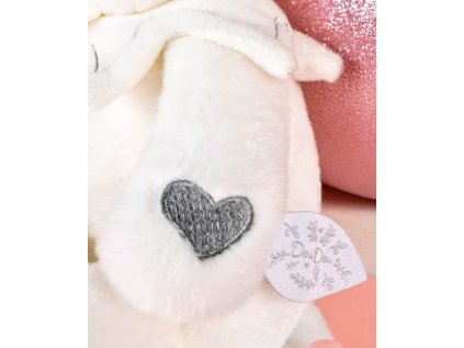 Doudou Darčeková sada Plyšový medvedík s dečkou 30 cm sivý