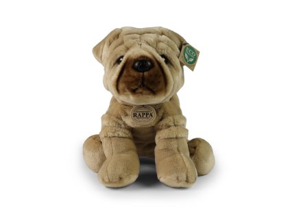 Rappa Plyšový pes šarpej 30 cm ECO-FRIENDLY
