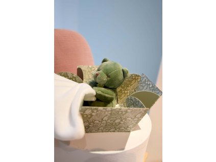 Doudou Môj malý medvedík 10 cm zelený