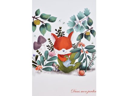 Doudou Darčeková sada Plyšová líška Romarin s úchytom na cumlík 19 cm