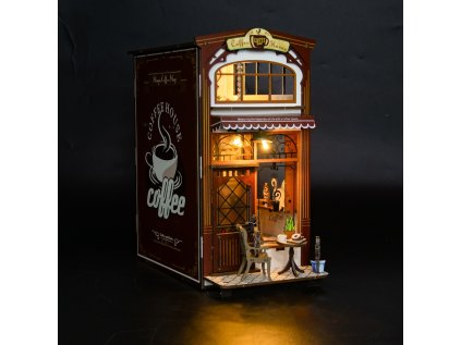 2Kids Toys 3D skladačka Zarážka na knihy Kaviareň