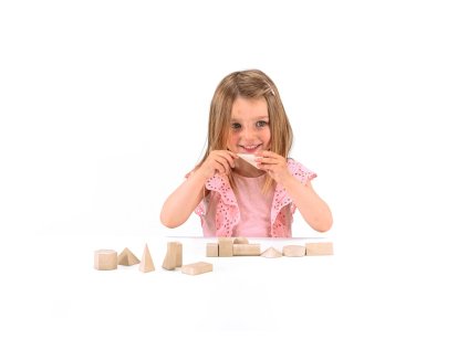 Wissner Drevená sada geometrických telies 14 ks