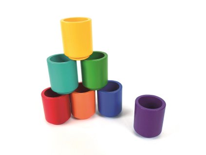 2Kids Toys Dúhové guličky a kalíšky 7 farieb