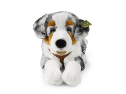 Rappa Plyšový pes austrálsky ovčiak ležiaci 61 cm ECO-FRIENDLY