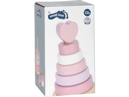 small foot Nasadzovanie na tyč Veža ružová
