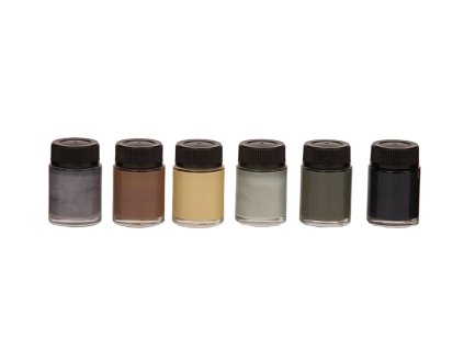 Noch Koncentrovaná farba prírodné odtiene sada 6 ks