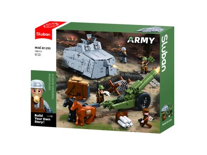 Sluban Army M38-B1295 Tank WWI 47Vs