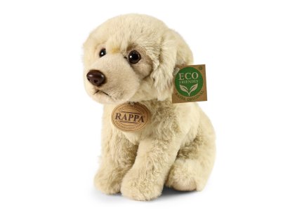 Rappa Plyšový pes pyrenejský horský sediaci 23 cm SOFT COLLECTION, ECO-FRIENDLY