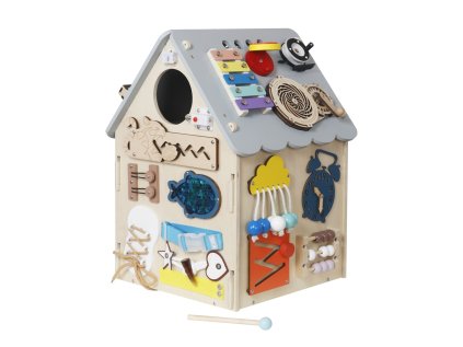 2Kids Toys Activity board Domček šedý