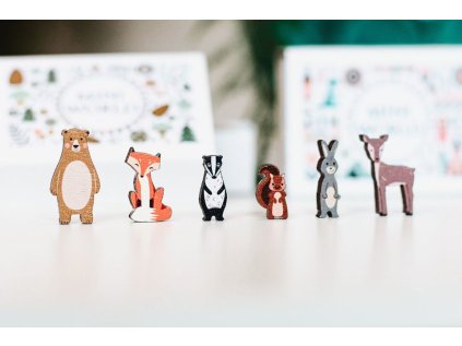 BeWooden Mini svet - Lesní priatelia