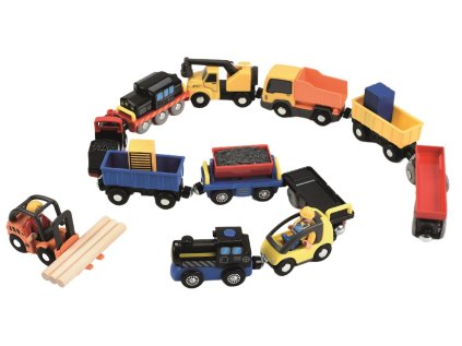 2Kids Toys Sada vozidiel k vláčikodráhe