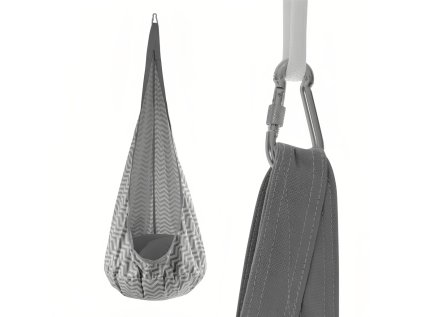 2Kids Toys Závesný hojdací vak šedý