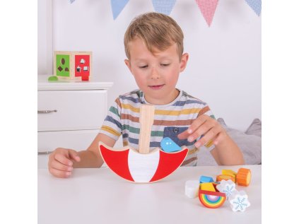 Bigjigs Toys Balančná hra Počasie - poškodený obal