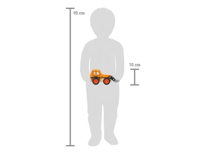 small foot Drevený bager - poškodený obal