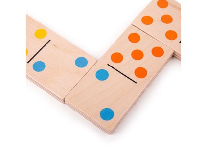 Bigjigs Toys Veľké drevené domino - poškodený obal