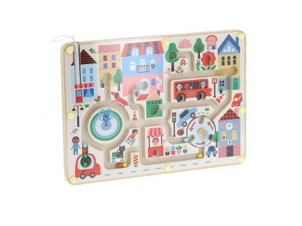 Vilac Magnetický labyrint Moje mesto - poškodený obal